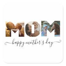 Dia de as mães Feliz da Colagem de Fotos Moderna M