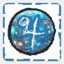 Adesivo Quadrado Dia do Júpiter