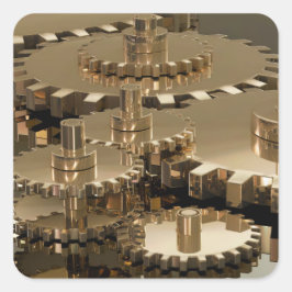 Adesivo Quadrado Dia do Pai em Gear