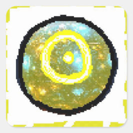 Adesivo Quadrado Dia do Sol