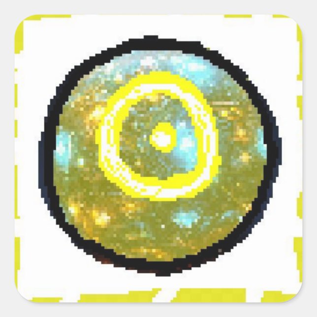 Adesivo Quadrado Dia do Sol (Frente)