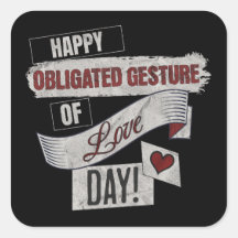 Dia Feliz de Obrigação de Amor é um Gesto Divertid