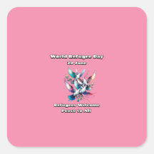 Dia Mundial dos Refugiados. Refugiados bem-vindos.