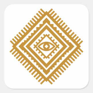 Adesivo Quadrado Diamante Protetor Amazigh Atlas — Berbere Tribal