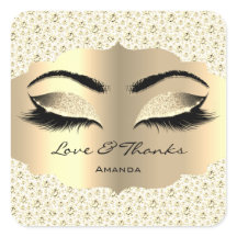 Diamond Dourado Lashes White Cleaner Love & Obriga