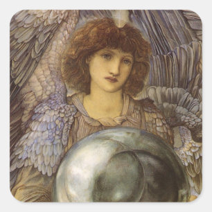 Adesivo Quadrado Dias da criação, primeiro dia por Burne Jones