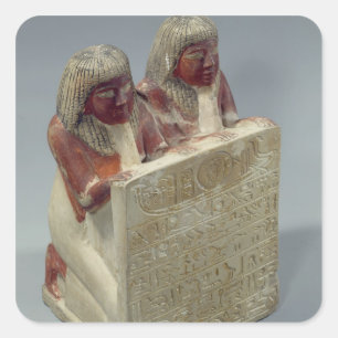 Adesivo Quadrado Didi e Pendua que oferecem um hino ao deus de sol