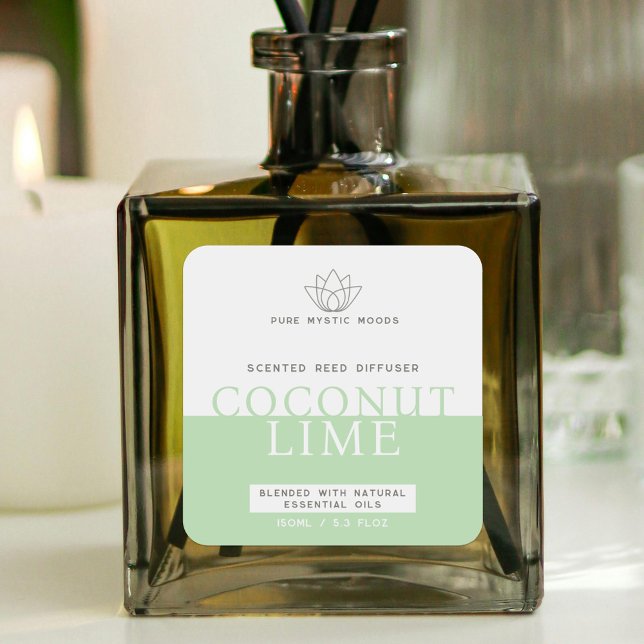 Adesivo Quadrado Difusor de junção verde de cerveja (Criador carregado)