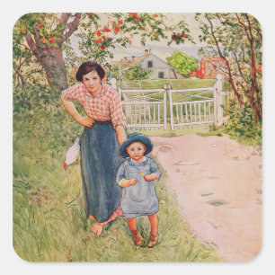 Adesivo Quadrado Diga como você faz a seu tio, um 1917 agradável,