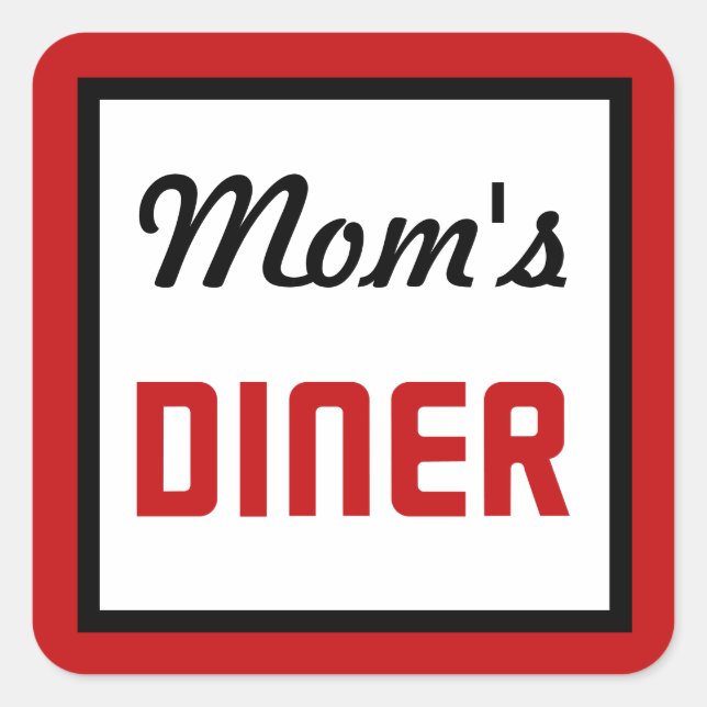 Adesivo Quadrado Dinheiro da mãe (Frente)