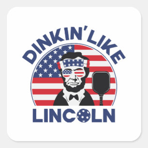 Adesivo Quadrado Dinkin Tal Lincoln
