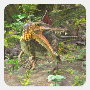 Adesivo Quadrado Dinossauro Spinosaurus