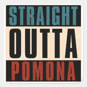 Adesivo Quadrado Direto de Pomona Califórnia CA