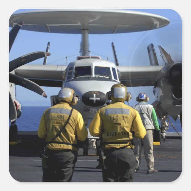 Adesivo Quadrado Diretores de voo (Frente)