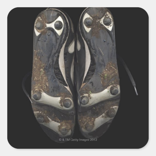 Adesivo Quadrado Dirty Cleats (Frente)