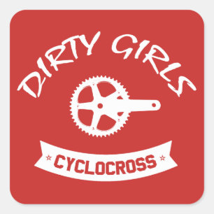 Adesivo Quadrado Dirty Girls Cyclocross