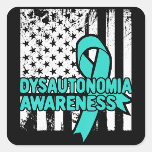 Adesivo Quadrado Disautonomia da Camisa - Disfunção Autonoma Com Co