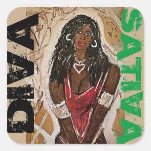 ADESIVO QUADRADO DIVA SATIVA