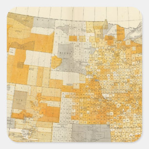 Adesivo Quadrado dívida dos países per capita