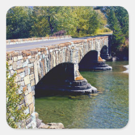 Adesivo Quadrado Divide Creek Bridge