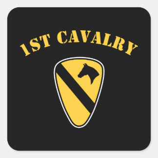 Adesivo Quadrado Divisão de Cavalaria da rua