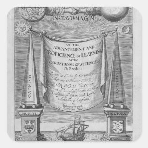 Adesivo Quadrado "Do avanço e da proficiência da aprendizagem"