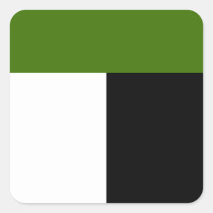 Adesivo Quadrado do Emblema da População de SCA Ca