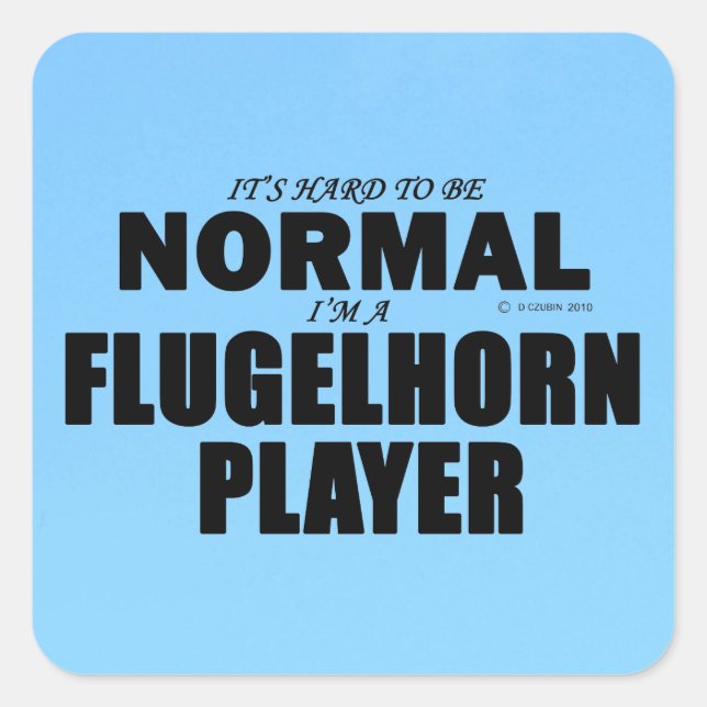 Adesivo Quadrado do Jogador de Plug-lho Normal (Frente)