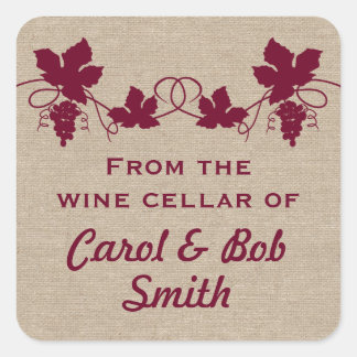 Adesivo Quadrado Do Vinho-Celular dos Pinheiros