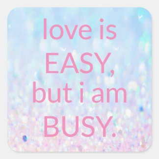 Adesivo Quadrado Doce Tendy Glitter