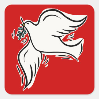 Adesivo Quadrado Doença da Paz