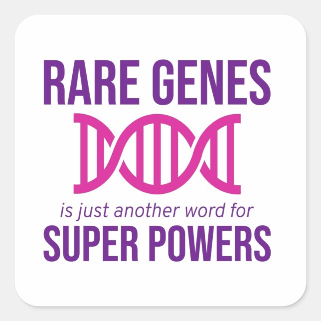 Adesivo Quadrado Doença Raras Sensibilização Dia da Zebra Fighbon (Frente)