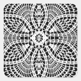 Adesivo Quadrado Doily Art
