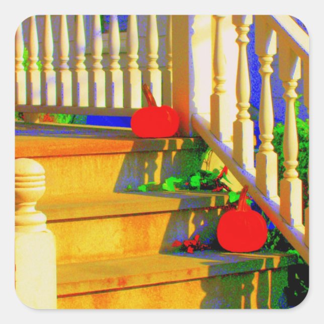 Adesivo Quadrado 'Dois Injetores (Frente)