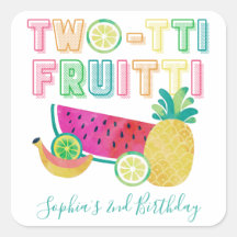 Dois-tti Frutti Favor Stickers
