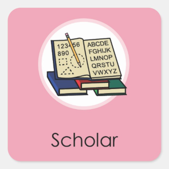 Adesivo Quadrado Doljabi Doljanchi Coreano Primeiro Aniversário (Frente)