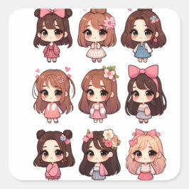 Adesivo Quadrado Dolly 1