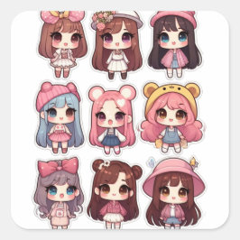 Adesivo Quadrado Dolly 2