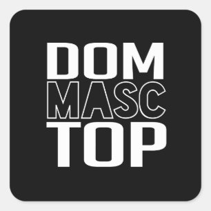 Adesivo Quadrado Dom Masc Melhor