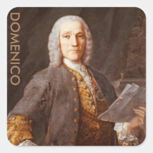 Adesivo Quadrado Domenico Scarlatti