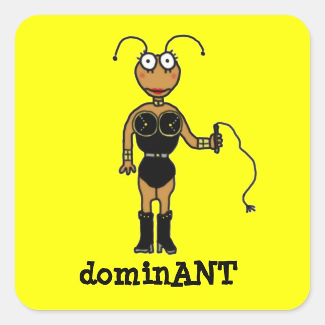 Adesivo Quadrado dominANT (Frente)