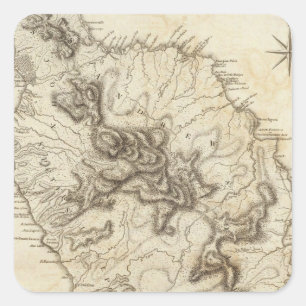 Adesivo Quadrado Dominica
