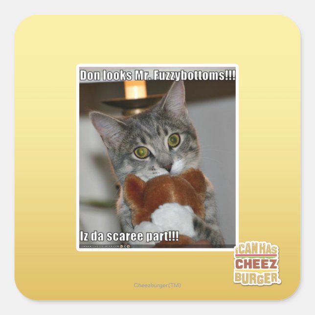 Adesivo Quadrado Don parece (Frente)