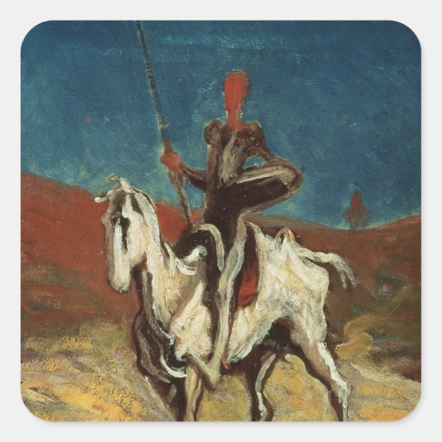 Adesivo Quadrado Don Quixote, c.1865-1870 (Frente)