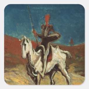 Adesivo Quadrado Don Quixote, c.1865-1870