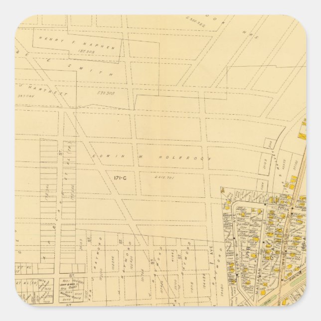 Adesivo Quadrado Dorchester, Massachusetts 4 (Frente)