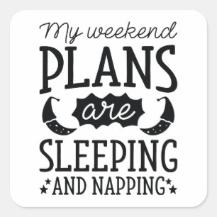 Adesivo Quadrado Dormir E Guardar