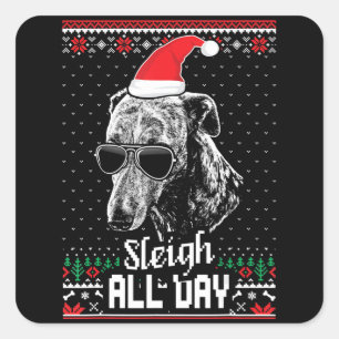 Adesivo Quadrado Dormir O Dia Todo Engraçado Brincadeira Natal