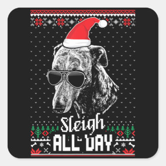Adesivo Quadrado Dormir O Dia Todo Engraçado Brincadeira Natal