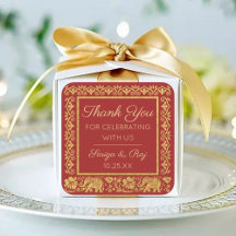 Dourada Elephant & Lotus Wedding Return Gift Favor